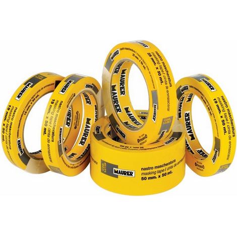 Nastro Adesivo in Carta Crespata Maurer H19 mm Rt. 50Mt conf. 16 Rotoli