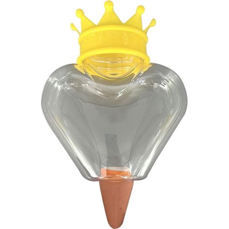 Plant Watering Globes, Crown Heart Shape for Decorative Touch, Automatic Irrigation Device for Consistent Hydration, Watering Solution for Indoor Outdoor Gardening (1/5)