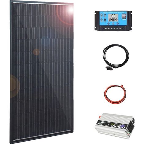 Solarpanel, monokristallin, leichtes Design, 200w 12v 220v kit (1/2)
