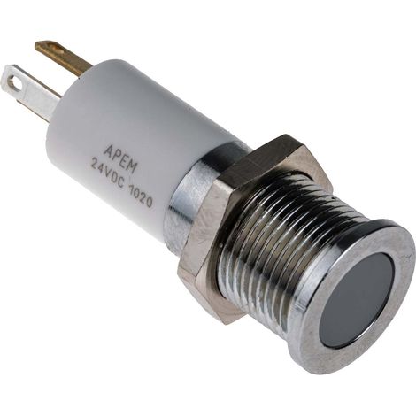 Voyant LED lumineux RS PRO, dia. 14mm, 24V c.c., IP67 ( Prix pour 1 ) (1/3)