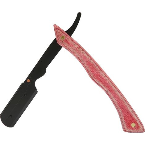 Support pour tondeuse à barbe manuelle, en métal léger et pliable, avec fixation par clip. (1/5)