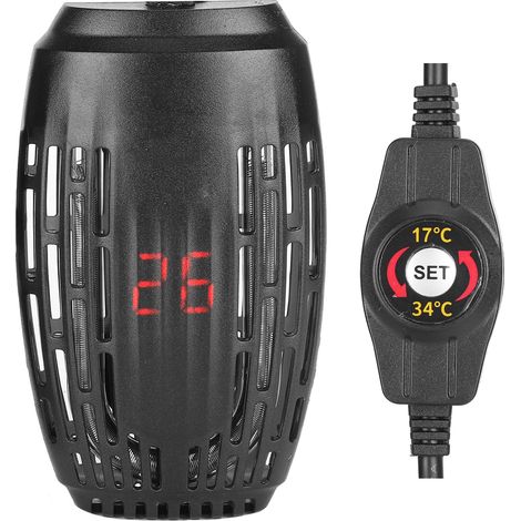 Mini tige chauffante anti-explosion pour aquarium à faible niveau d'eau avec thermostat automatique (100W) (1/5)