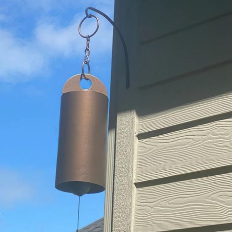 Carillons Éoliens en Tuyau de Fer Cloches Rétro Décoration Jardin Métal Pendentif Accessoires Décoratifs (1/5)