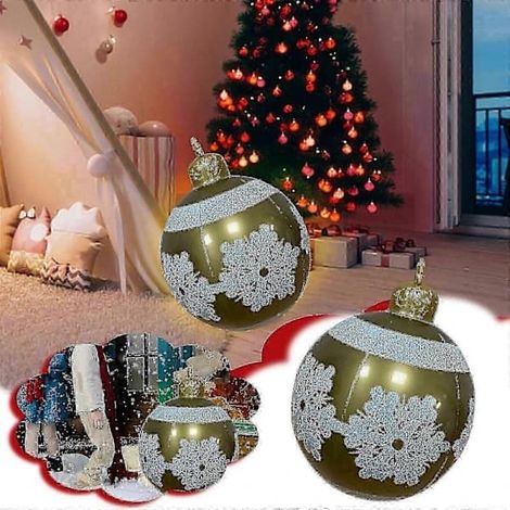 Décoration de sapin de Noël gonflable d'extérieur pour les cadeaux de Noël (1/5)