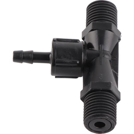 Injecteur de mélange gaz-liquide à tube Venturi en PVDF pour générateur d'ozone et irrigation agricole, 1/4 po (1/5)