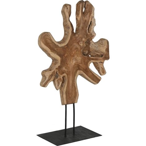 Figura Teca Hierro 52X37X94 Pieza Unica (1/4)