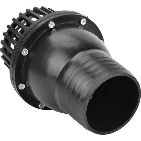 Clapet anti-retour plat en PVC noir pour pompe à eau (4 pouces) (1/5)
