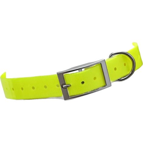Hundehalsband, wasserdicht, strapazierfähig, L-b, Neon Gelb (1/2)