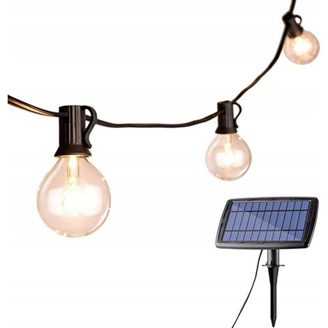 27 wasserdichte LED-Solarlampen, 7,6 m