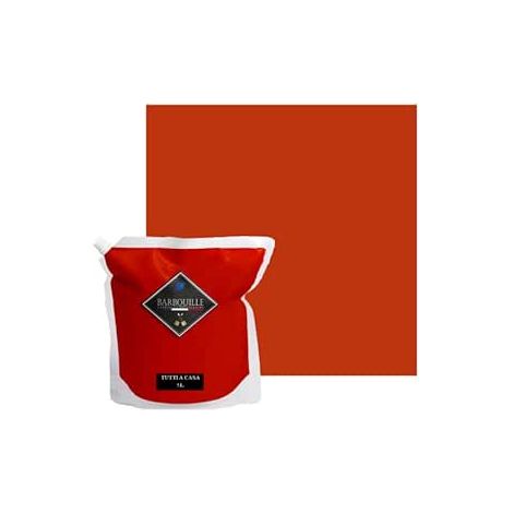 Laque satin bois, murs et plafonds 5L Rouge Vif Tutti a casa (1/5)
