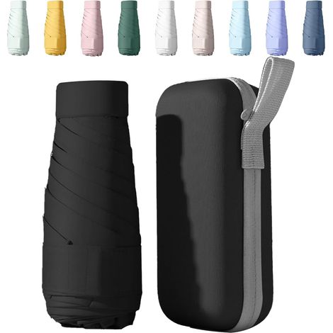 Mini parapluie pliant anti-UV, compact et portable pour homme et femme. (1/5)