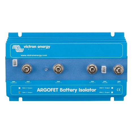 Répartiteur de charge 2 batteries 200A – Perte de tension 0,02 à 0,1V – Connexion boulons M8 – Garantie 5 ans – Victron Energy