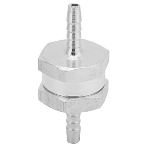 Einweg-Rückschlagventil, universelle Aluminiumlegierung für Kraftstoff, Benzin, Öl und Wasser (4 mm) (1/5)