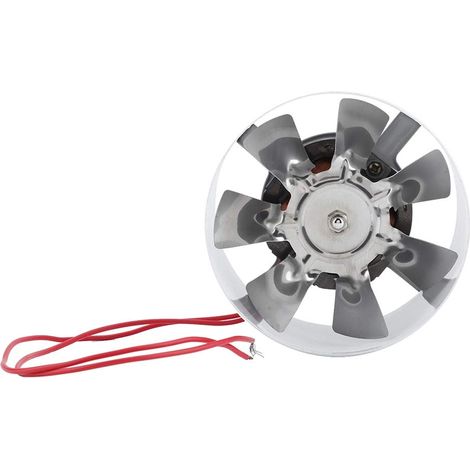 Ventilateur d'extraction rond de 4 pouces, ventilateur de conduit mural 30W 220V avec faible bruit pour l'approvisionnement de ventilation d'air de garage de cuisine de salle de bains à la maison