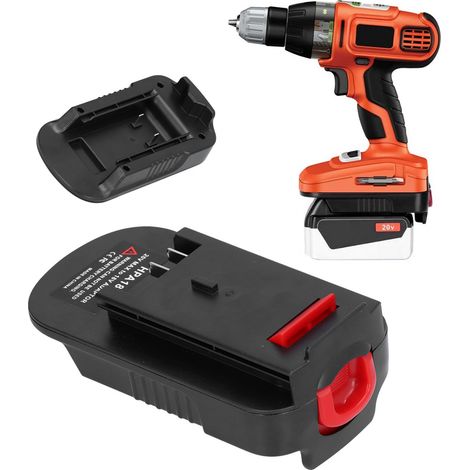 Adaptateur/convertisseur de batterie HPA1820 pour batterie lithium Stanley 20 V FMC680L FMC685L (1/5)
