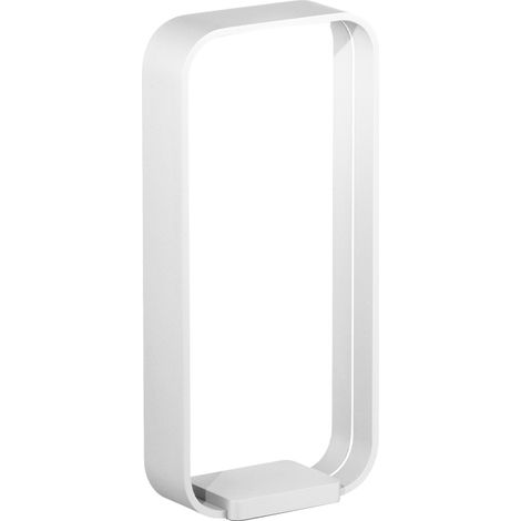 Klaus Lampada da Tavolo LED 8,5W 3000K IP40 con Accensione Touch in Alluminio Bianco - Design Minimalista - Rossini Group (1/4)