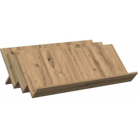 Maison Exclusive - Scaffale per riviste Rovere artigianale 90 x 53 x 28,5 cm