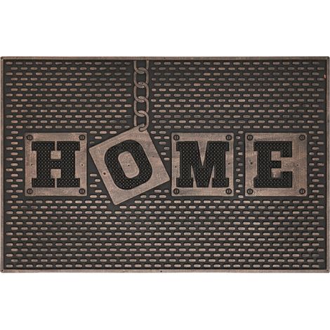 Andiamo Fußmatte Fera Home 40 x 60 cm schwarz-kupfer (1/2)