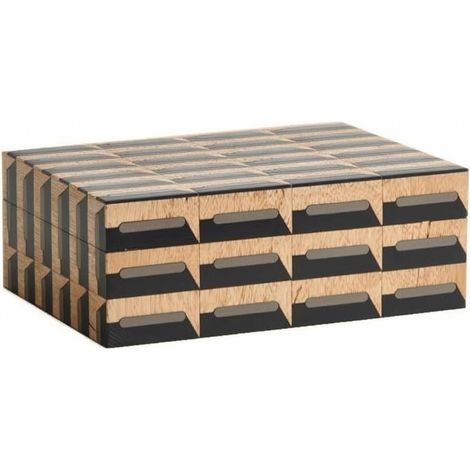 Covered Jewelry Box Morne Chinese Style, Mango Wood Jewelry Box, Versatile, for Dressing (1/5)