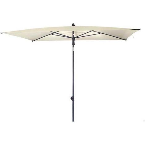 Aktive 62351 Sonnenschirm Creme 200x125 cm Neigbar UV30