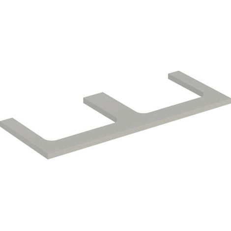 Plaque de lavabo Geberit ONE, découpe double, pour lavabo à (1/2)