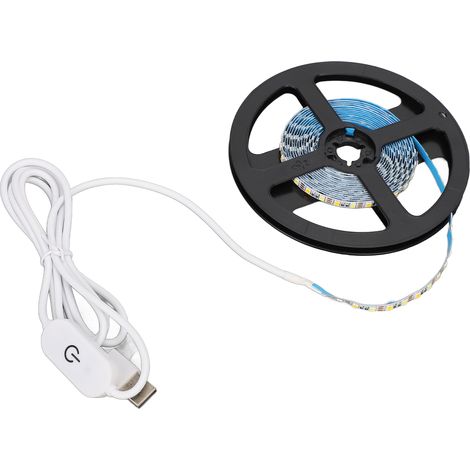 Miroir de Maquillage à LED 9.8Ft avec Ruban Lumineux Flexible, Contrôle Tactile et Dimmable, Alimentation USB (1/5)