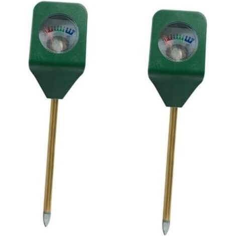 2 Pièces Humidimètre du Sol Hygromètre Capteur Ph-Mètre du Sol Dispositif De Test du Sol Humidimètre des Plantes Testeur De Sol Professionnel Mini Compteur De Sol Mini Plantes (1/5)