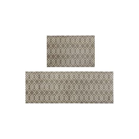 Mega Machine Washable Doormat and Runner, Diamond Trellis (1/3)
