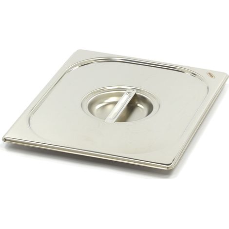 Couvercle Gastronorm - 1/2 GN - Acier inoxydable - Maxima