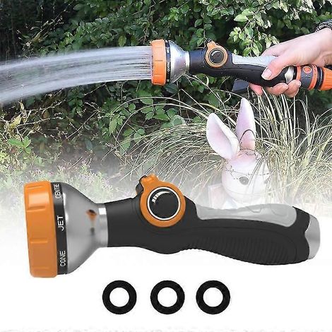 Garden Hose Nozzle Ergonomic Soft Rubber Comfort Grip Suitable For Watering Your Garden (1/4)