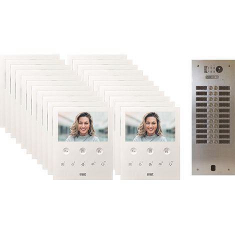 Kit visiophone 2 rangées avec 22 écrans URMET Collectif