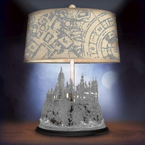 Lampe de table sculpture lumineuse Harry Potter Poudlard de Bradford Exchange