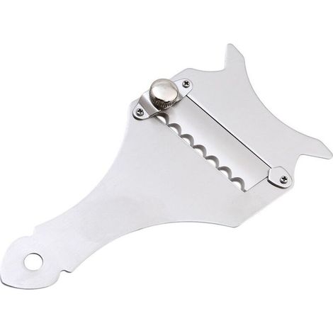 Râpe à Truffe Inox, Trancheuse Pratique Ondulés Lame Rasoir Chocolat Ustensiles, du Fromage, du Chocolat, Acier Inoxydable,1pcs (1/4)