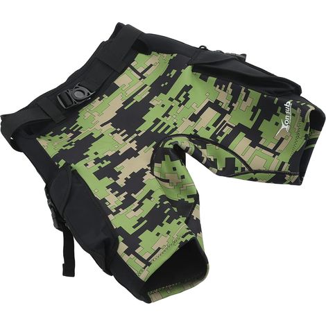 Short en néoprène pour homme de 2,5 mm, séchage rapide, élastique, imperméable, avec isolation thermique, idéal pour la plongée, le surf, la plongée avec tuba, etc (1/5)