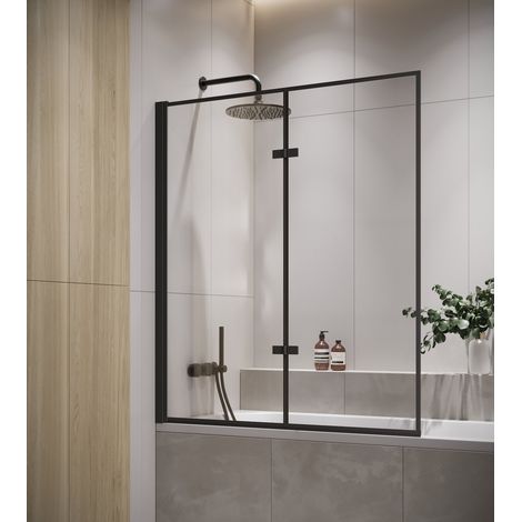 Mampara de baño Medal 120 x 140 cm - Negra - Mampara de baño Gir (1/3)