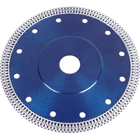 Diamant-Kreissägeblatt 150 mm Durchmesser für Beton, Granit und Stein, Winkelschleifer, Nutenschneiden, Schleifen, Trennen mit Clip, blau (1/5)