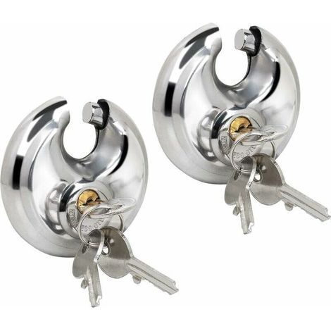 2 Cadenas circulaires de sécurité Robustes,Cadenas circulaire a anses protegees (1/4)
