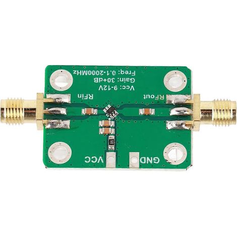 Amplificateur à faible bruit 0,1 à 2000 MHz ±30 dB, bonnes performances, faible volume, amplificateur à large bande, captation du signal (1/4)