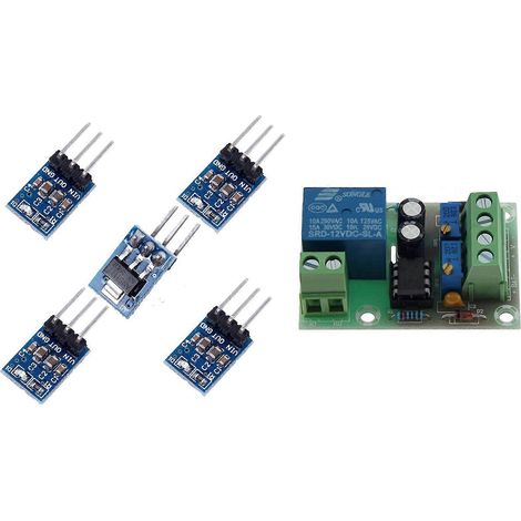 5PCS modules abaisseurs/régulateurs DC AMS1117-3.3 avec carte de commande d’alimentation XH-M601Battery (1/5)