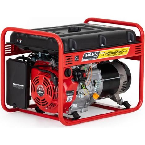Groupe électrogène à essence 5 kW AVR, usage professionnel et domestique - Hahn Sohn HGG 5500 X-H (1/5)