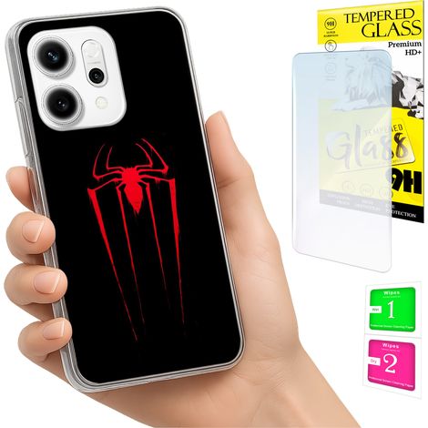 Custodia per Oppo Reno 14F / 14 FS 5G, cover fotografica, cover posteriore + vetro 9H (1/5)