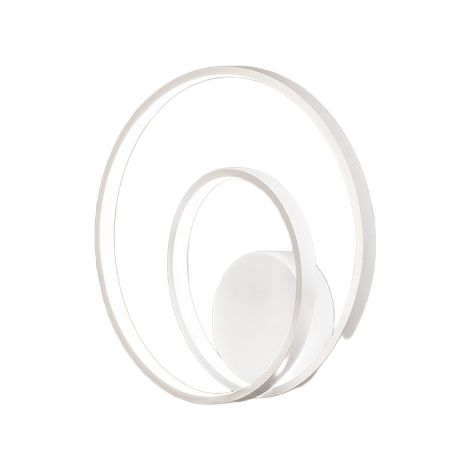 Applique Led En Métal Collection 6619 Couleur Blanc Mat 28W Dimmable Cct 3000K-4000K-6000K Diamètre 30 Cm - Perenz Luminaire Moderne De Qualité (1/3)