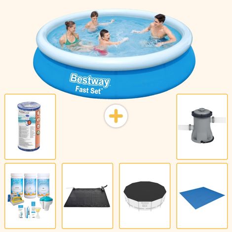 Bestway Bestway Fast Set Ronde - 366x76 cm - 7-pièces  S21382 (1/3)