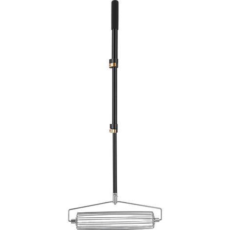Râteau à Bunker Acier Inox 304 Manche EVA Aluminium Rétractable pour Sable Terrain Sport Plage Jardin Outil Entretien (1/4)