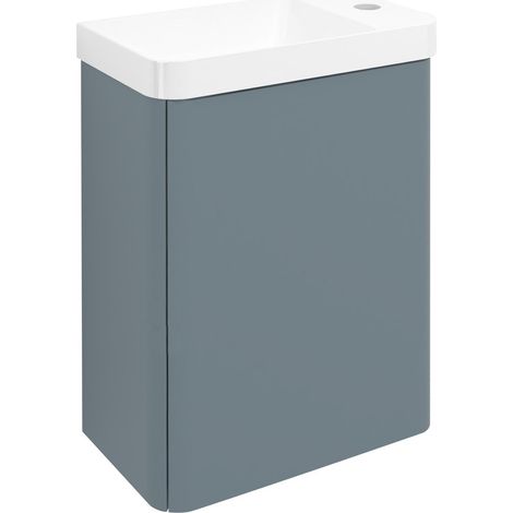Meuble sous-vasque ZORBA 39x50x21,5cm, sienne (1/4)