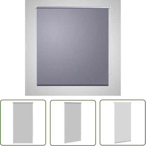 Store enrouleur occultant gris 60 x 120 cm - Store Enrouleur Occultant - Rideau Obscurcissant - Store Intérieur - Décoration Intérieure - Isolation Thermique (1/7)