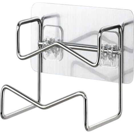 Crochets muraux, Support Transparent for lavabo de Salle de Bain, Auto adhésif Robuste, for Salle de Bain, Cuisine, Chambre d'enfant, Usage Multiple (1/5)