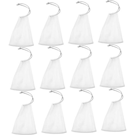 Pieces Portable Mesh Soap Bags with String for Facial and