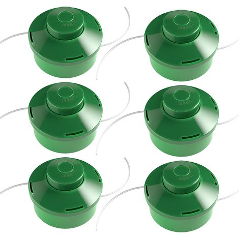 Set de 6 carrete de reemplazo de hilo doble de Nylon para Recortadora M10 10.000 rpm