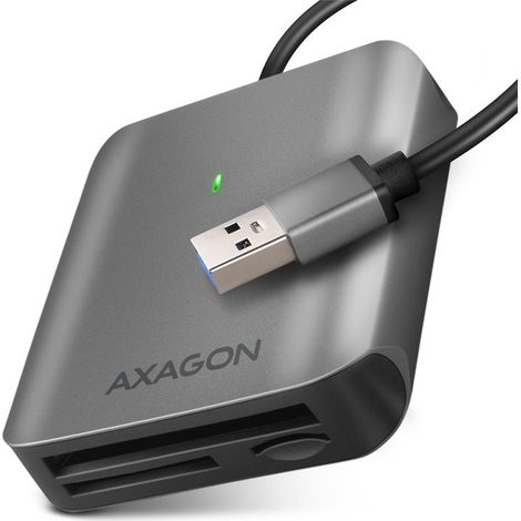AXAGON Cre-S3 Lector de tarjetas externo Usb-A 3.2 externo, gris (1/5)